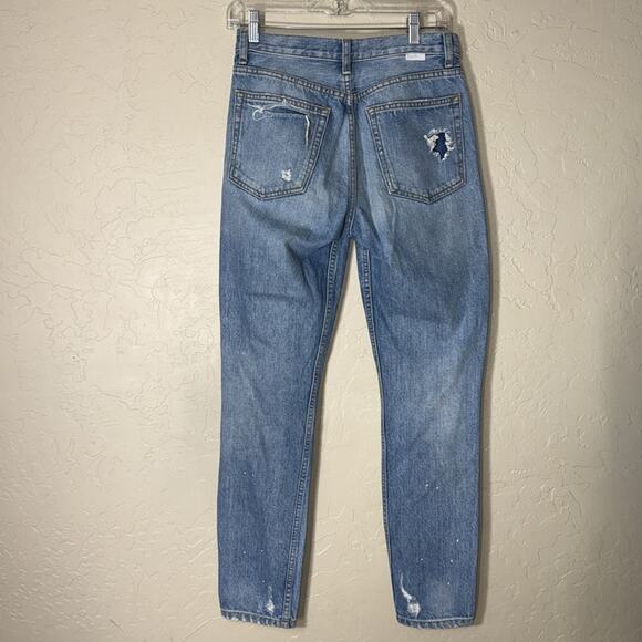 Boyish Billy easy rider high rise button fly distressed relaxed jeans - Picture 10 of 12